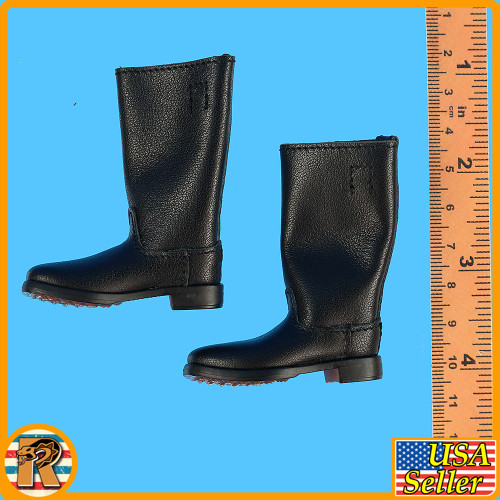 Groger German Medic - Jack Boots (for Feet) - 1/6 Scale
