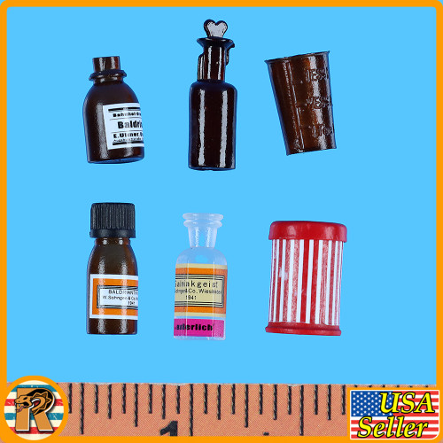Groger German Medic - Medical Bottles #1 - 1/6 Scale
