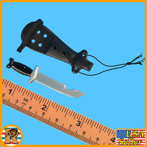 Frogman - Diver Knife & Sheath - 1/6 Scale