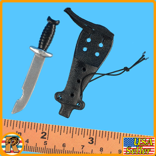 Underwater Explorer - Knife & Sheath - 1/6 Scale
