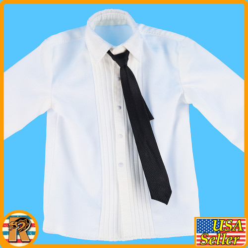 Batman Alfred 1966 - White Shirt w/ Tie #1 - 1/6 Scale