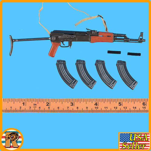 Armed Forces Vietnam 1975 - AKS-47 Rifle with Mags - 1/6 Scale