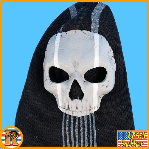 Remastered Bravo 07 - Ghost Balaclava Mask - 1/6 Scale