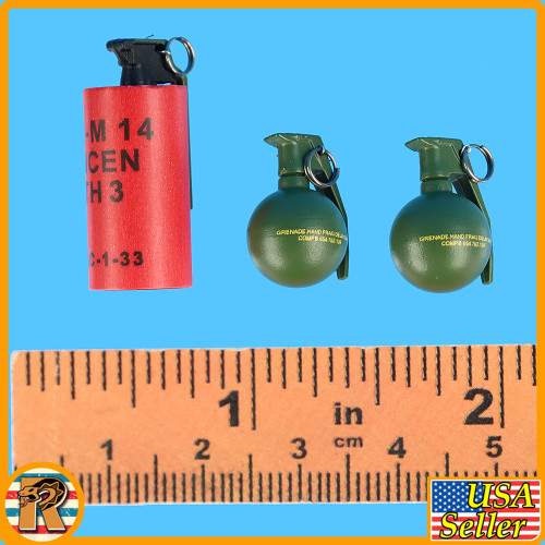Strike Bravo 07 - Frag & Incen Grenades - 1/6 Scale