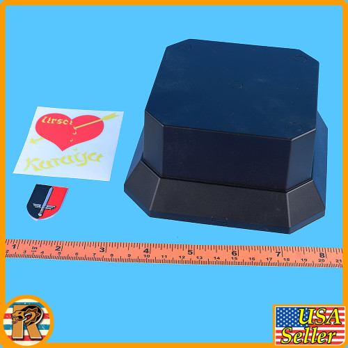 Erich Hartman Luftwaffe Pilot - Display Stand - 1/6 Scale