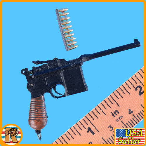 Arthur WWI German Gunner - Mauser Pistol & Stock Set - 1/6 Scale