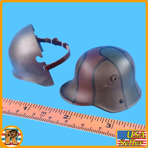 Arthur WWI German Gunner - Metal Helmet w/ Armor - 1/6 Scale Part - DID