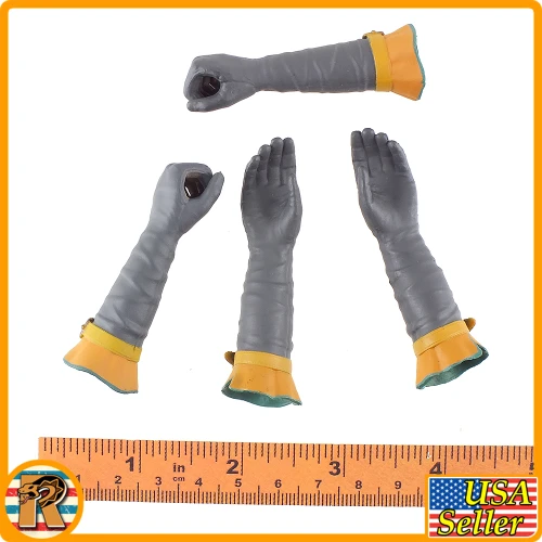 Ciri Witcher -  Female Gloved Hands  - 1/6 Scale Part - JK Toys
