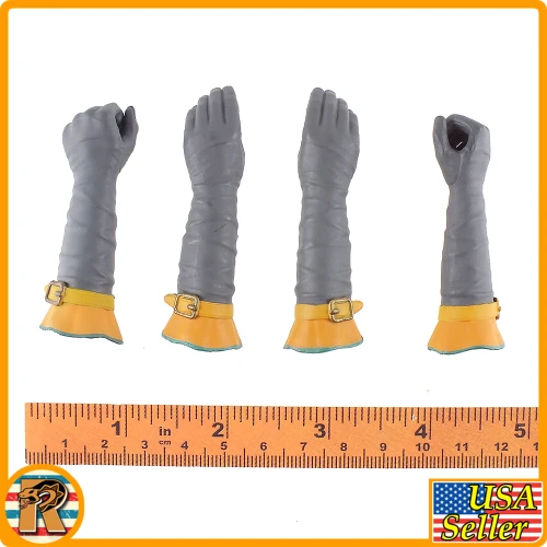 Ciri Witcher -  Female Gloved Hands  - 1/6 Scale Part - JK Toys