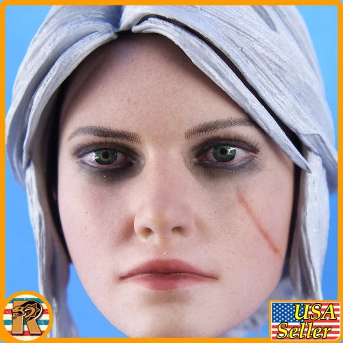 Ciri Witcher -  Female Head Sculpt  - 1/6 Scale Part - JK Toys