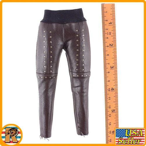 Ciri Witcher -  Tight Leather Pants  - 1/6 Scale Part - JK Toys