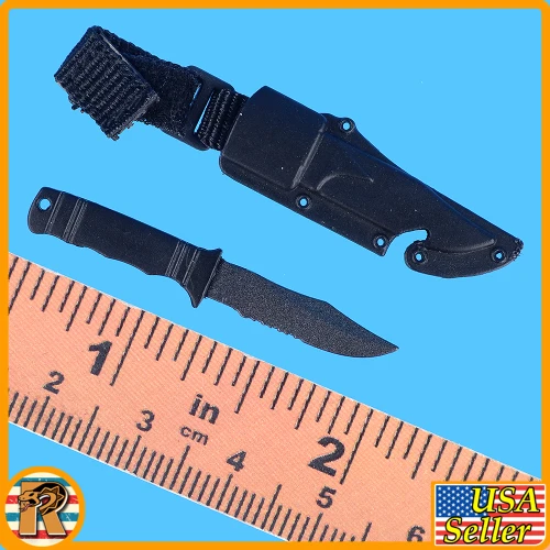 Navy Special Warfare - Knife & Sheath - 1/6 Scale Part - Easy Simple