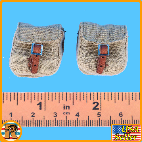 Steiner German Wehrmacht - Ammo Pouches x2 - 1/6 Scale Part - DID