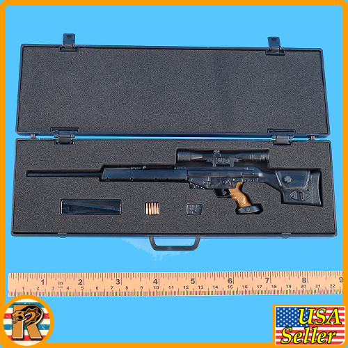 HK Weapons 3 - PSG 1 Sniper Rifle & Hard Carry Case - 1/6 Scale Part - InToyz