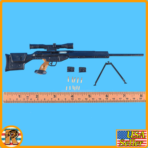 HK Weapons 3 - PSG 1 Sniper Rifle & Hard Carry Case - 1/6 Scale Part - InToyz