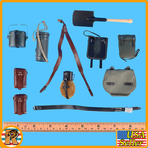 Polizei DIV Friedrich - Full German Belt Set w/ Gear - 1/6 Scale Part - DID