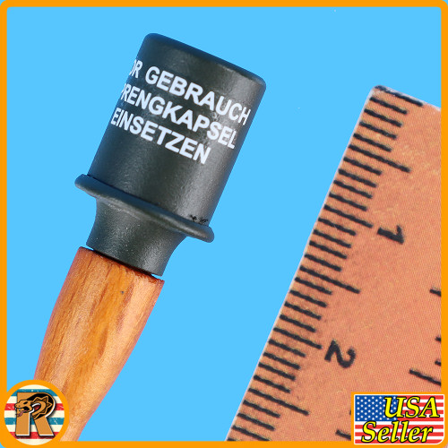 Polizei DIV Friedrich - Wood & Metal Grenade - 1/6 Scale Part - DID