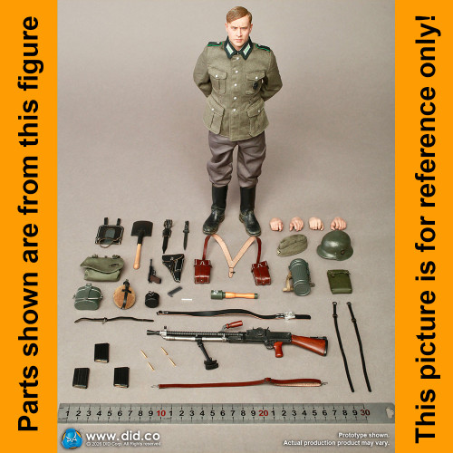 Polizei DIV Friedrich - Grey Shirt - 1/6 Scale Part - DID