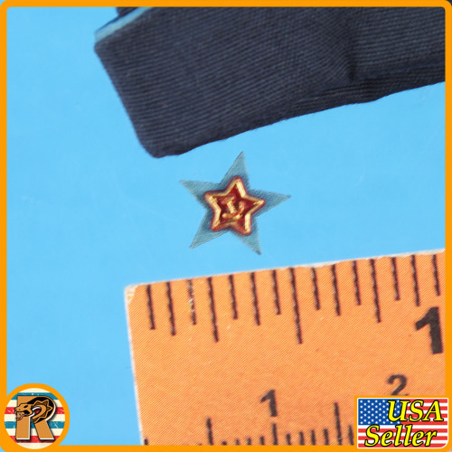 Soviet Airborne WWII - Garison Cap & Badge - 1/6 Scale Part - Alert Line