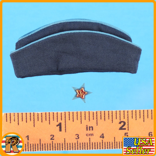Soviet Airborne WWII - Garison Cap & Badge - 1/6 Scale Part - Alert Line
