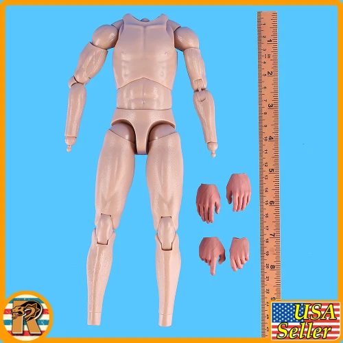 General Douglas MacArthur - Nude Body w/ Hands - 1/6 Scale Part - Ujindou