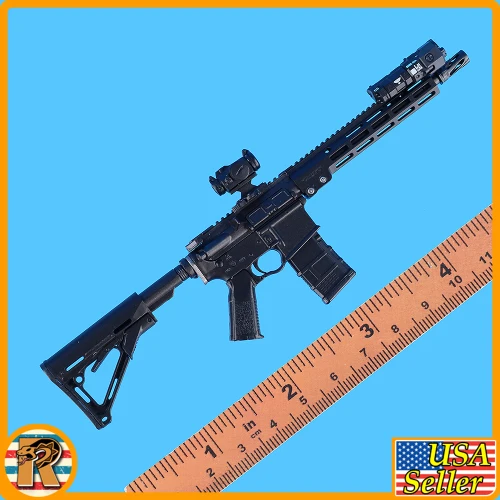 Male Los Angeles SWAT - Super Duty Rifle Set #2 - 1/6 Scale Part - Easy Simple