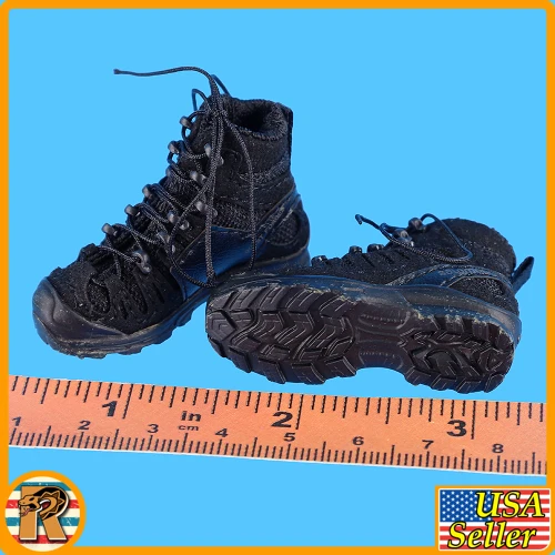 Female Los Angeles SWAT - Tactical Boots (Balls) - 1/6 Scale Part - Easy Simple