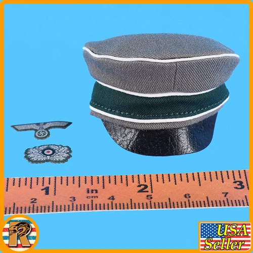 Jakob German GD Officer - Officer Hat w/ Patches - 1/6 Scale Part - DID