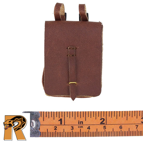 SS Tank Crew - Document Pouch (Brown) #1 - 1/6 Scale -
