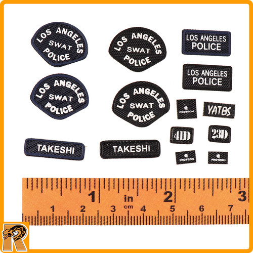 SWAT Takeshi Yamada - Police Patches - 1/6 Scale -