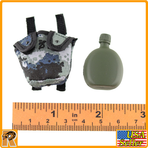 PLAAF Airborne Troops - Canteen & Pouch - 1/6 Scale -