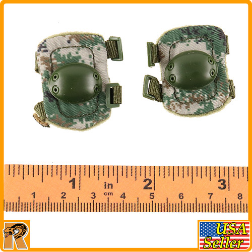 Female UN Peacekeeper - Elbow Pads #1 - 1/6 Scale -