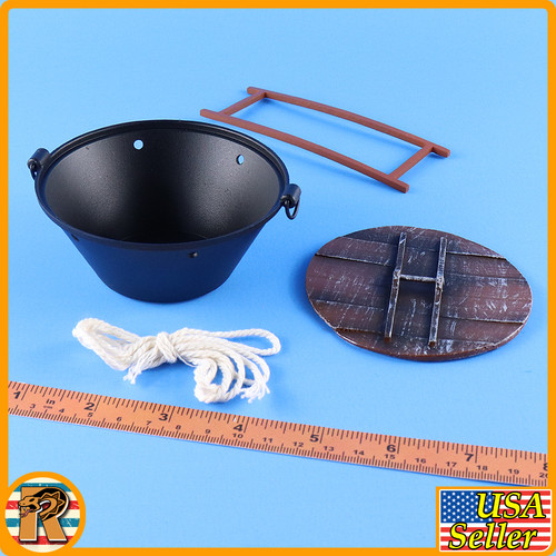 Sparks of Fire Worldly Miracle - Metal Cooking Pot Set - 1/6 Scale -