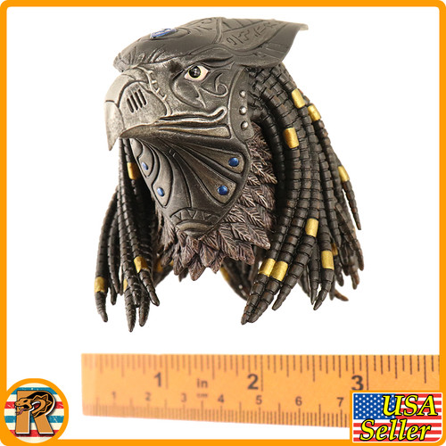 Horus Guardian of Pharaoh (Silver) - Bird Head #1 (closed) - 1/6 Scale -
