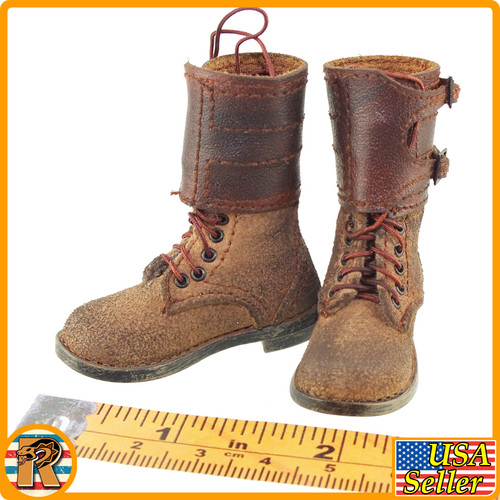 Dixon Combat Medic -  Leather Boots - 1/6 Scale -