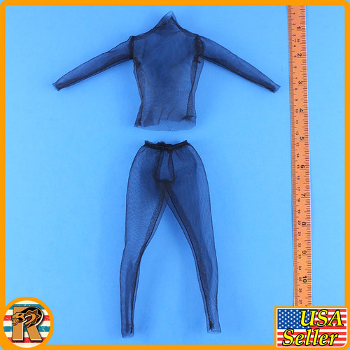 Knight of Fire (Black) - Mesh Pants & Shirt - 1/6 Scale -