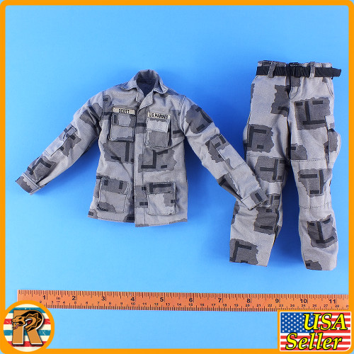 Scott Urban Warrior '99 - Grey Camo Uniform - 1/6 Scale -