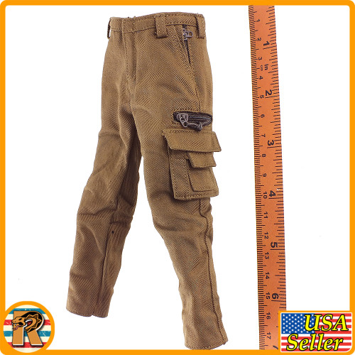 Walking Dead Morgan - Brown Cargo Pants - 1/6 Scale -