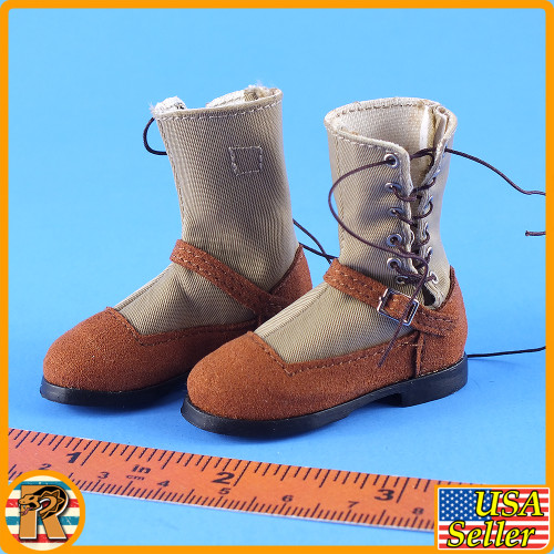 PVA Hero - Boots (for Feet) #1 - 1/6 Scale -