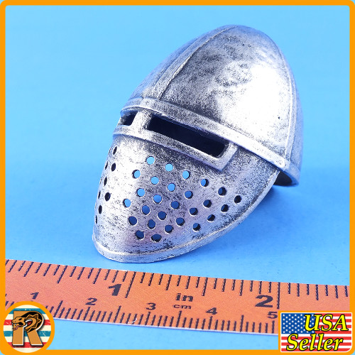 ST John's Knight - Metal Helmet #1 - 1/6 Scale -