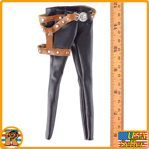 Silver Haired Killer - Leather Pants w/ Belt - 1/6 Scale -