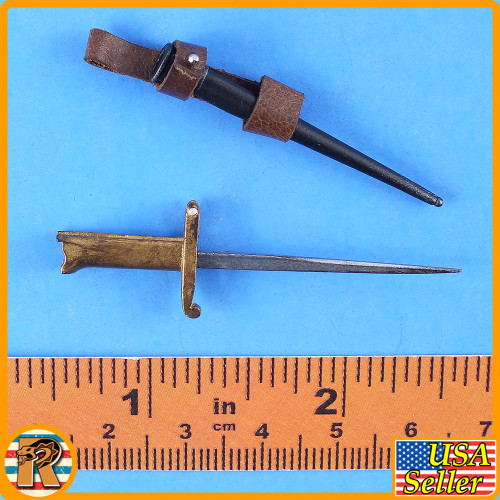 WWI British Colonel MacKenzie - Metal Bayonet - 1/6 Scale -