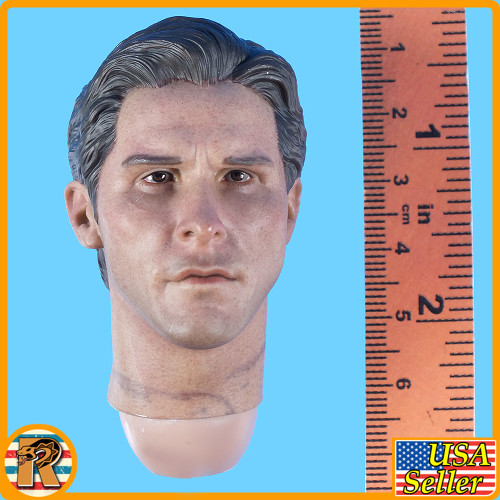 Batman Begins Ninja Warrior - Bruce Headsculpt #1 *STAINS* - 1/6 Scale -