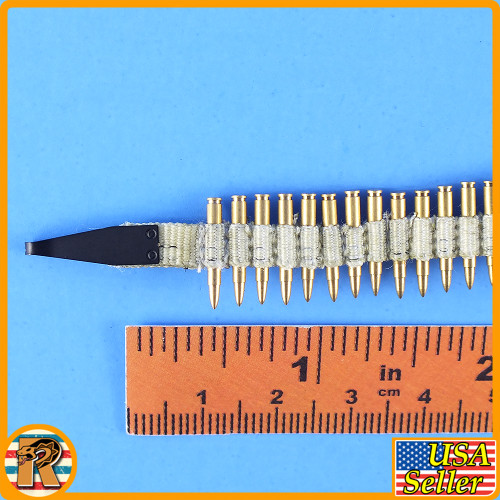 US 29th Infantry Technician - Metal Bullet Belted Ammo - 1/6 Scale -