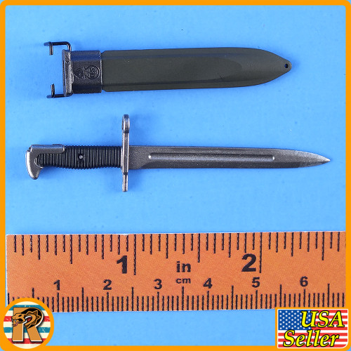 US 29th Infantry Technician - Bayonet w/ Sheath - 1/6 Scale -