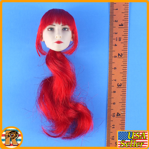 GI JOE Scarlett - Female Head w/ Red Hair - 1/6 Scale -