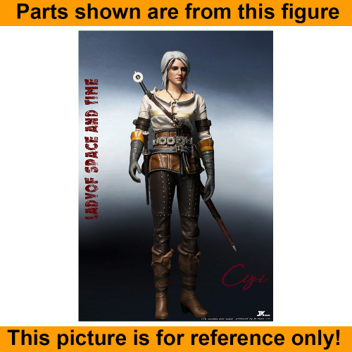 Ciri Witcher - Metal Sword & Sheath #2 - 1/6 Scale -