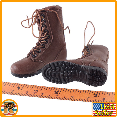 GI JOE Lady Jaye - Feamle Boots (for Feet) - 1/6 Scale -