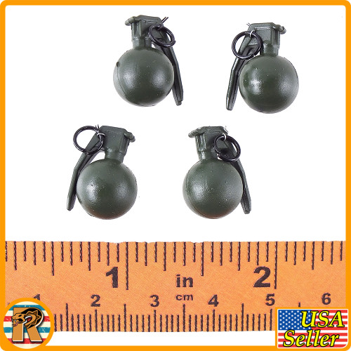 Mountain Warrior - Frag Grenades x4 - 1/6 Scale Part - Mini Times