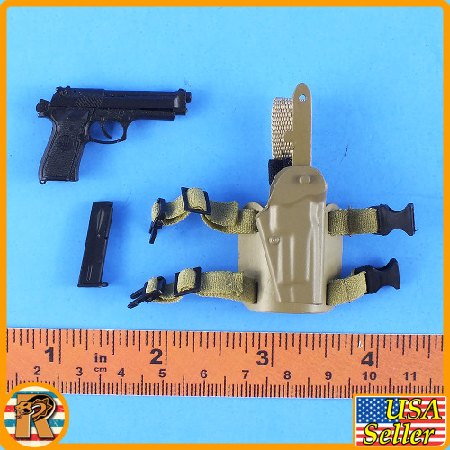 Mountain Warrior - Pistol & Drop Holster - 1/6 Scale Part - Mini Times
